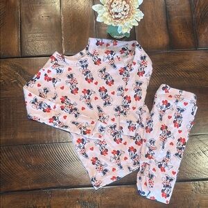 Gap Disney Minnie Mouse Pink Pajama Set - Size 5T